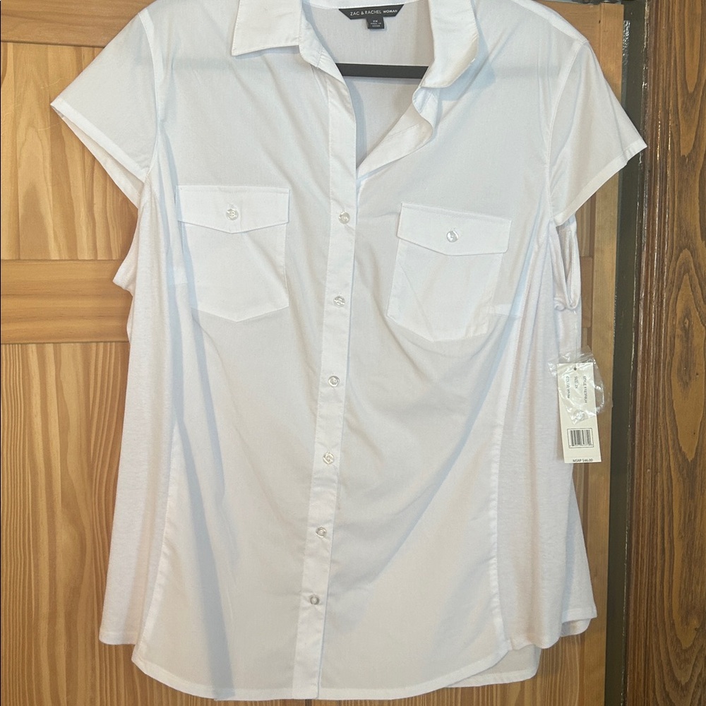 White Button-Down Shirt
